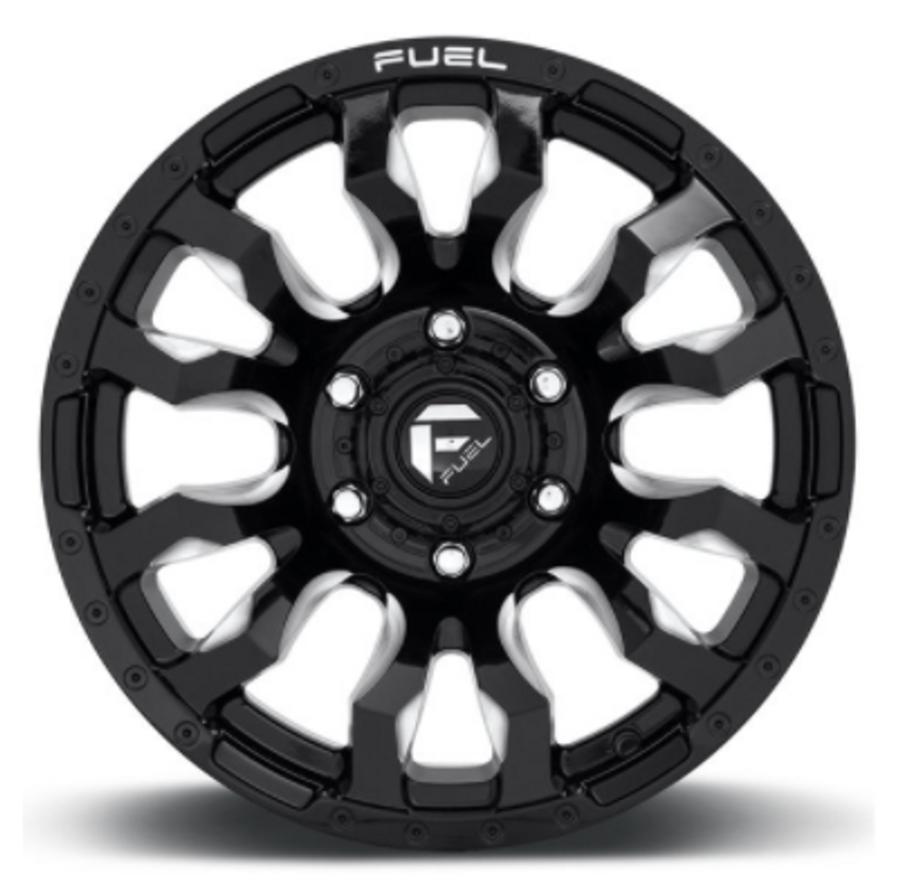 Fuel Blitz Wheel 17x9 in Black & Milled