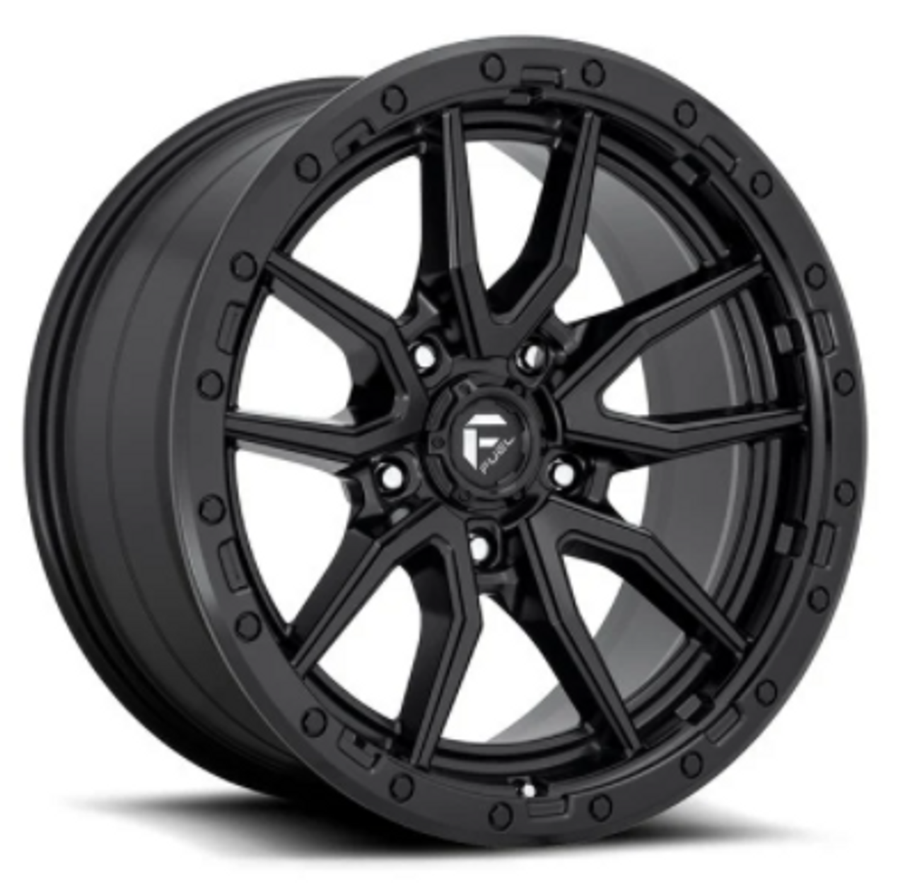 Fuel D67917908445  Rebel Wheel 17x9 6x139.7 in Matte Black