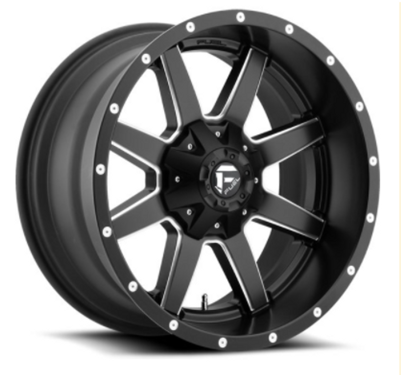 Fuel Maverick Wheel 17x9 in Matte Black with Machined Accents
