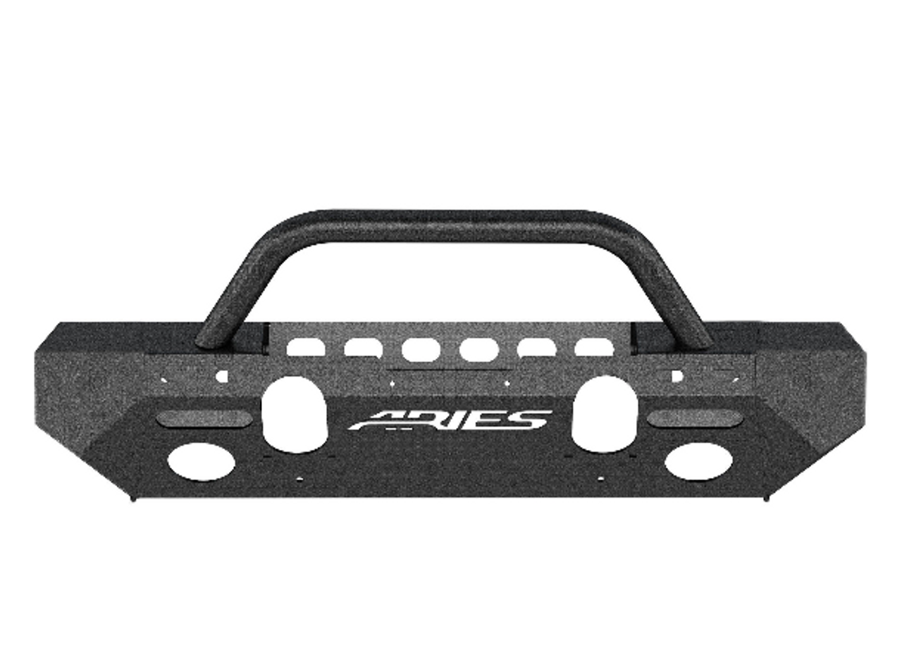 Aries 2082078 TrailChaser Front Winch Bumper with Brush Guard for Jeep Wrangler JL & Gladiator JT 2018+