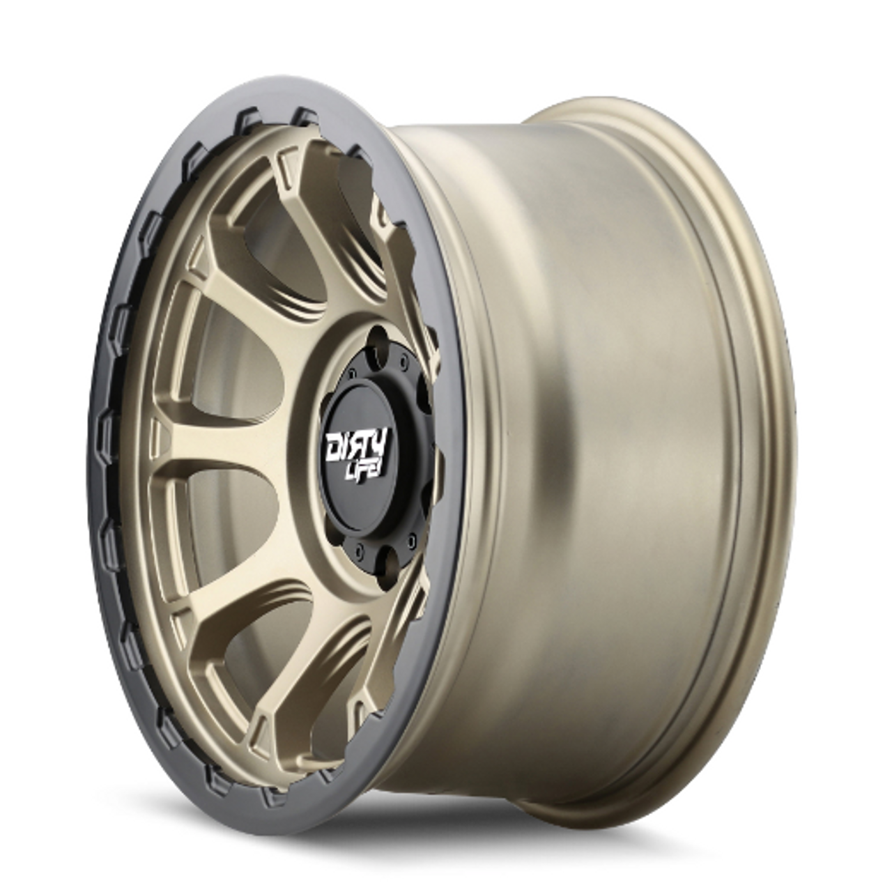 Dirty Life 9307-7873MGD Drifter 9307 Street Series Wheel 17x8.5 5x5 in Matte Gold