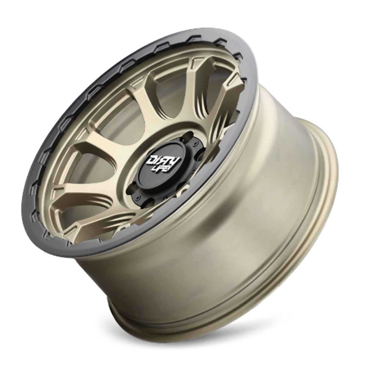 Dirty Life 9307-7873MGD Drifter 9307 Street Series Wheel 17x8.5 5x5 in Matte Gold