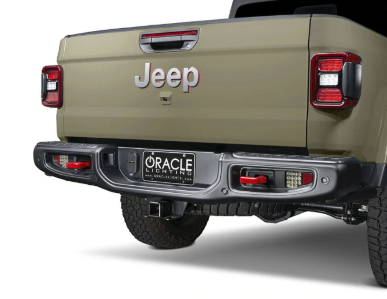 Oracle Lighting 5881-504 Rear Bumper LED Reverse Lights with Harness for Jeep Gladiator JT 2020+