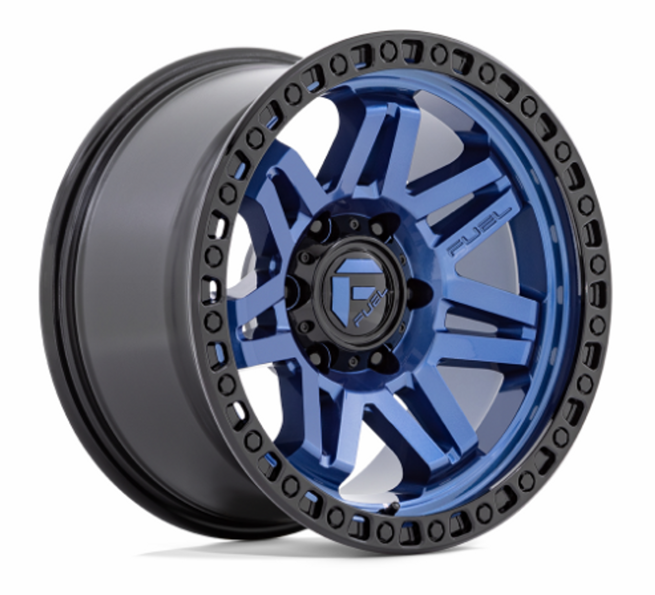 Fuel Syndicate Wheel 17x9 in Dark Blue with Black Ring