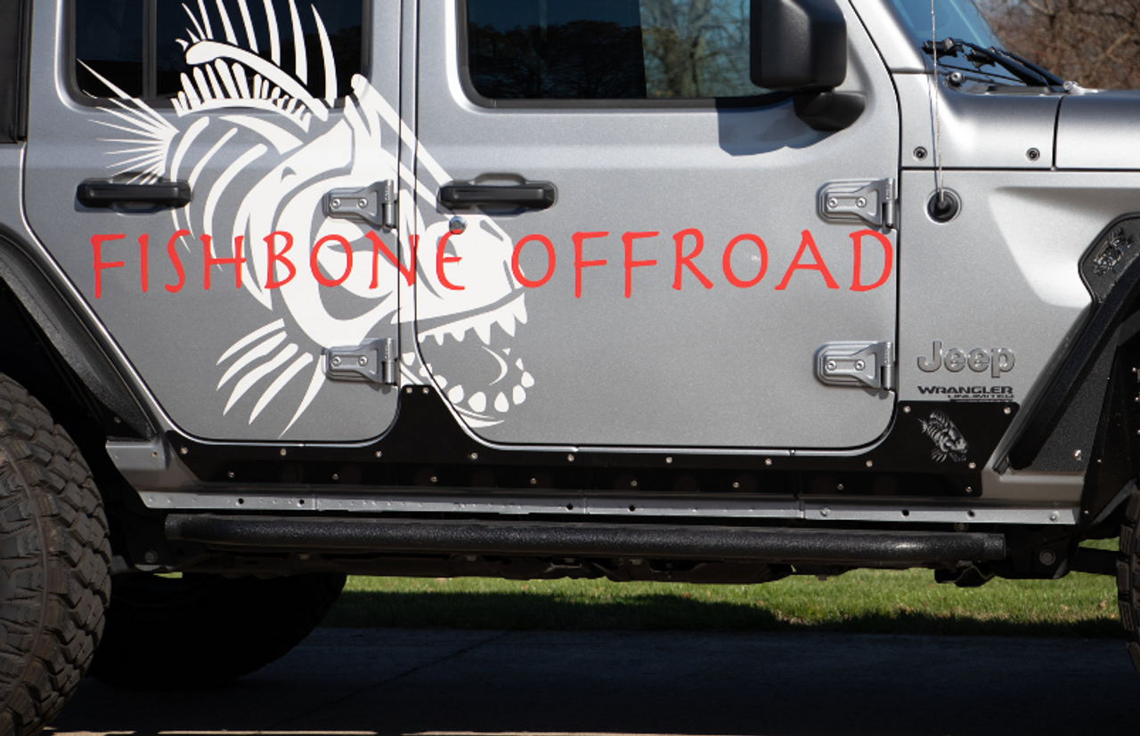 Fishbone Offroad FB23180 Scale Side Armor for Jeep Wrangler JL 4 Door 2018+