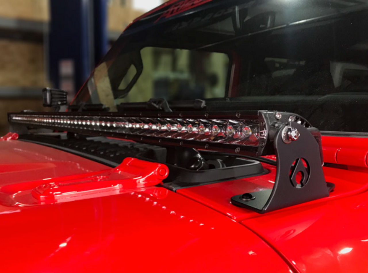 Artec JL5602 50" LED Light Bar Mounts- Hood for Jeep Wrangler JL 2018+