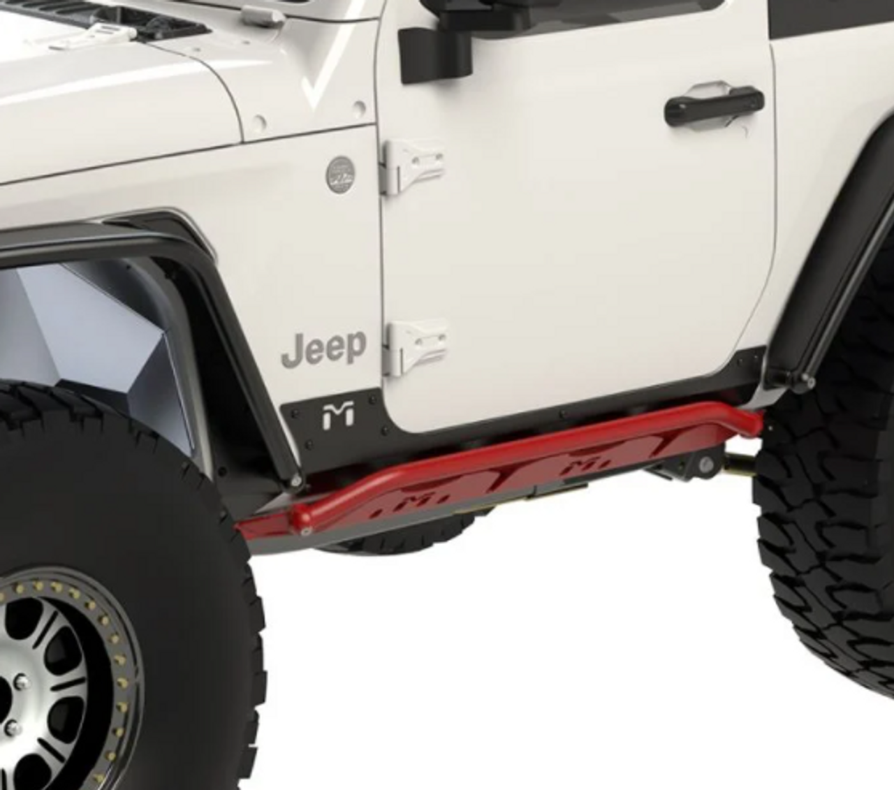 MetalCloak 6316 Overline Rocker Rails for Jeep Wrangler JL 2 Door 2018+