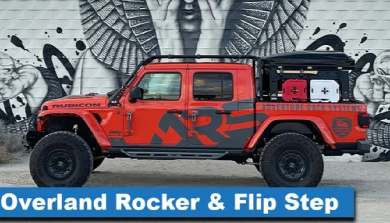 MetalCloak 6353 Overland Rocker & Flip Step Kit for Jeep Gladiator JT 2020+