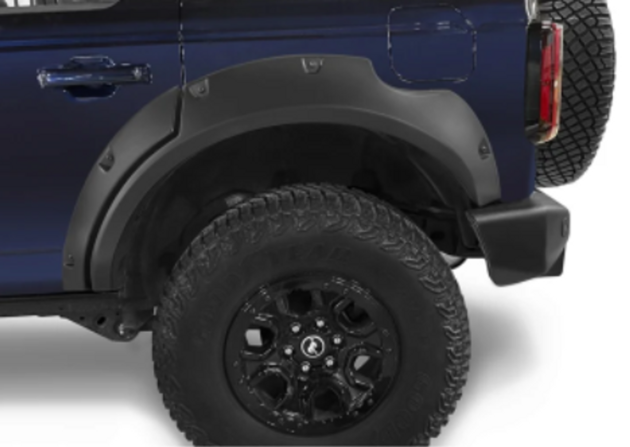 Bushwacker 20960-02 Pocket Style Fender Flares for Ford Bronco 4 Door 2021+