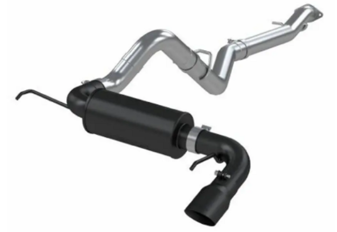 MBRP S5235BLK Cat Back Single Exit Exhaust in Black for Ford Bronco 2021+