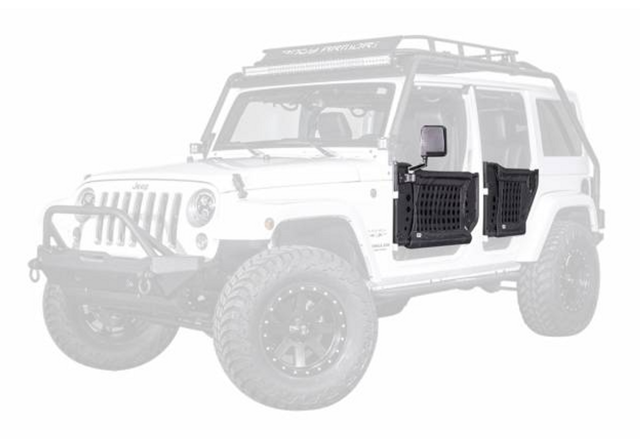 Body Armor JL-6150/6149 Gen III Front & Rear Trail Doors for Jeep Wrangler JL Door & Gladiator JT 2018+