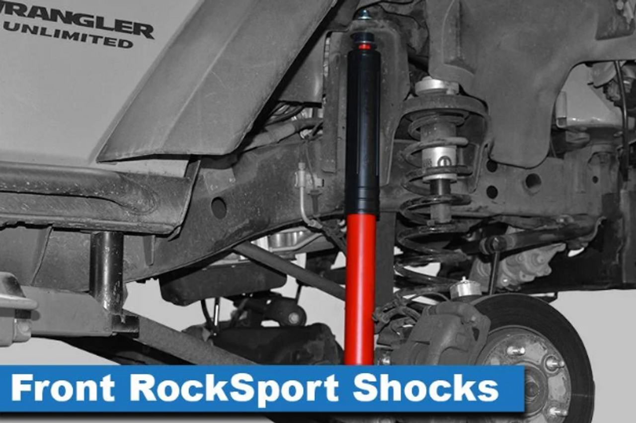 MetalCloak 1008 RockSport Long Travel Front Shock Pair for Jeep Wrangler JK 2007-2018