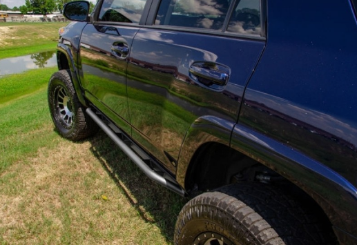 N-Fab TST05CC-TX Cab Length TrailSlider Rocker Guards for Double Cab Toyota Tacoma Gen 2 2005-2015