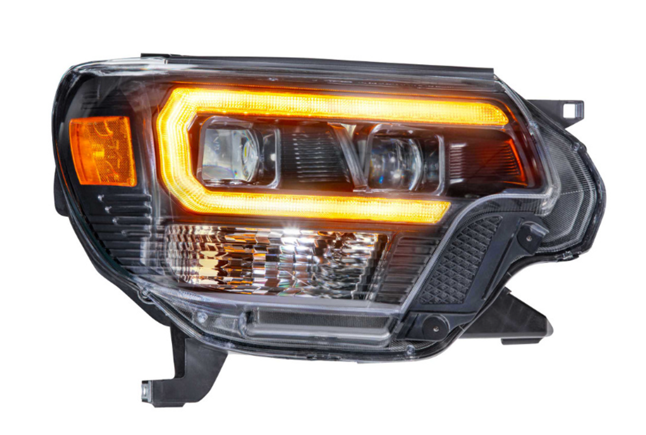 Morimoto LF529-A XB Hyrbid LED Headlight Pair Amber DRL for Toyota Tacoma Gen 2 2012-2015