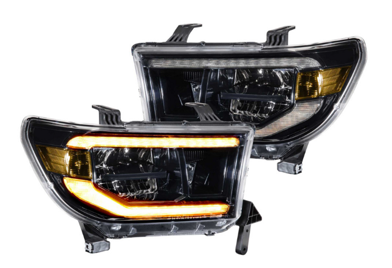 Morimoto LF533-A-ASM XB LED Headlights in Amber for Toyota Tundra 2007-2013