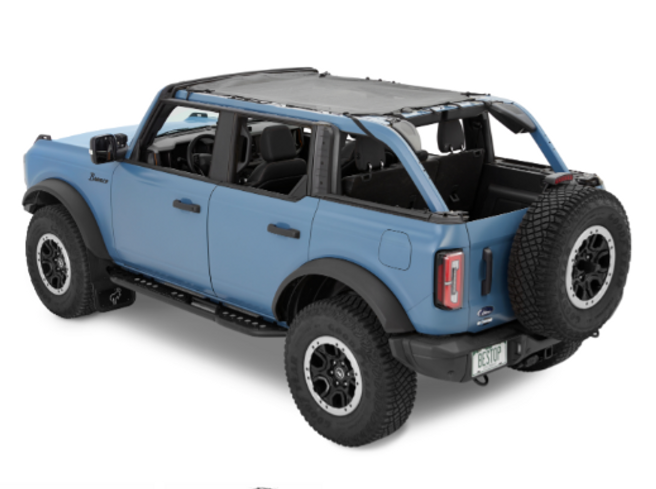 Bestop 52423-11 Safari Mesh Bimini for Ford Bronco 4 Door 2021+
