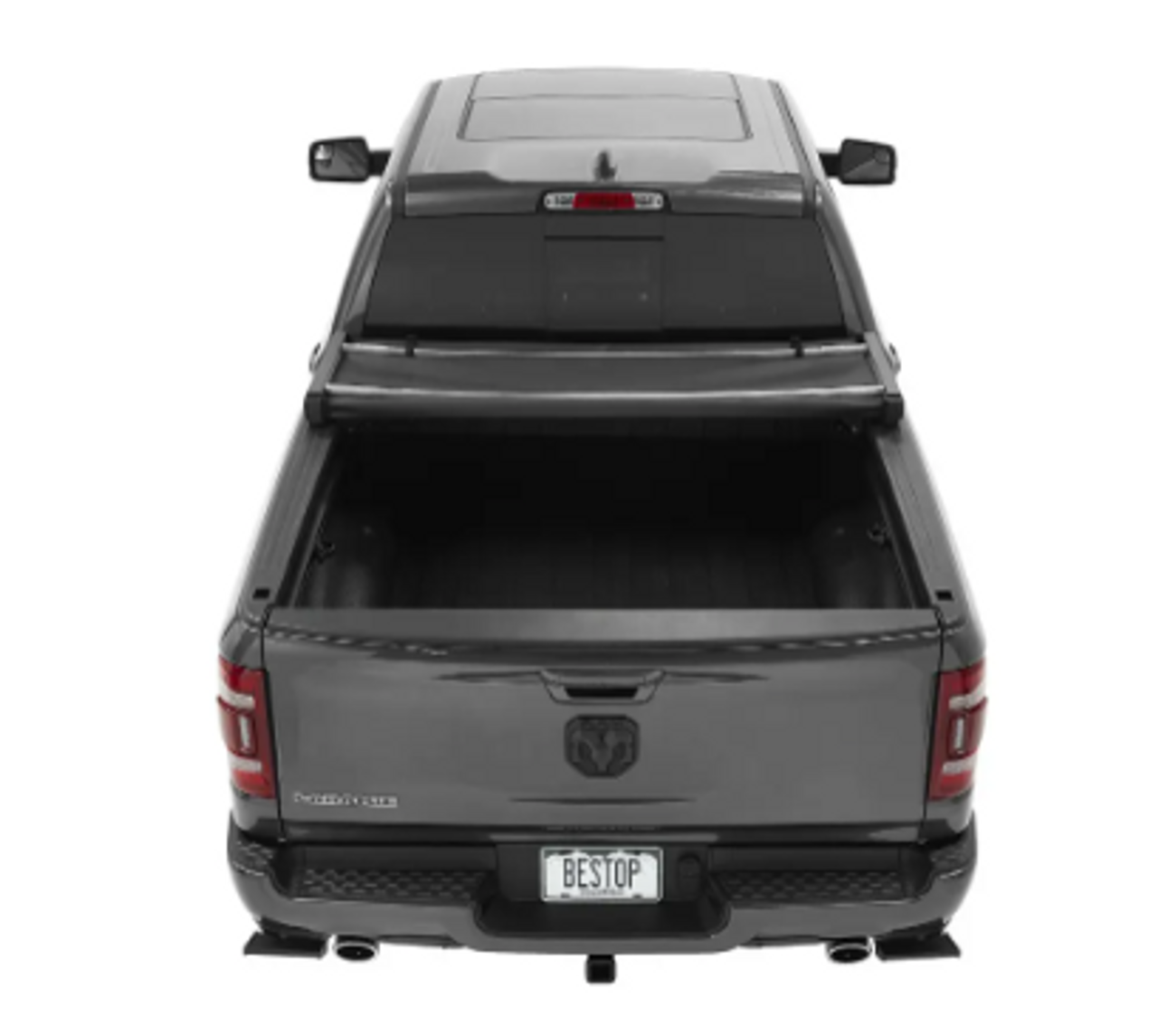 Bestop 16227-01 EZ-Fold Soft Tri-Fold Tonneau Cover for Ram 1500 2019+ with 5.7 ft Bed