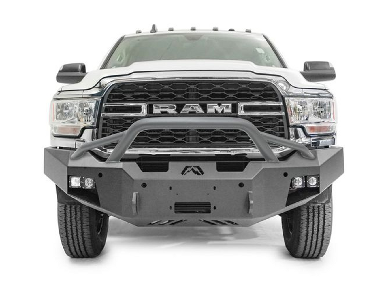 Fab Fours DR19-A4452-1 Premium Front Winch Bumper with Pre-Runner Guard for Ram 2500/3500 2019+