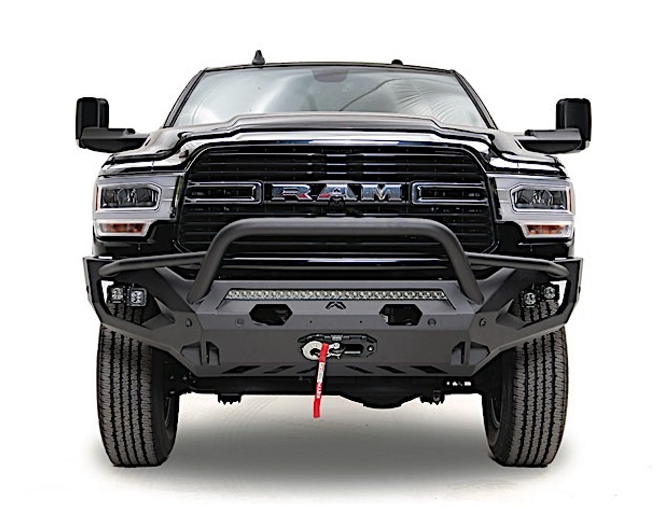 Fab Fours DR19-X4452-1 Matrix Front Bumper with Pre-Runner Guard for Ram 2500/3500 2019+