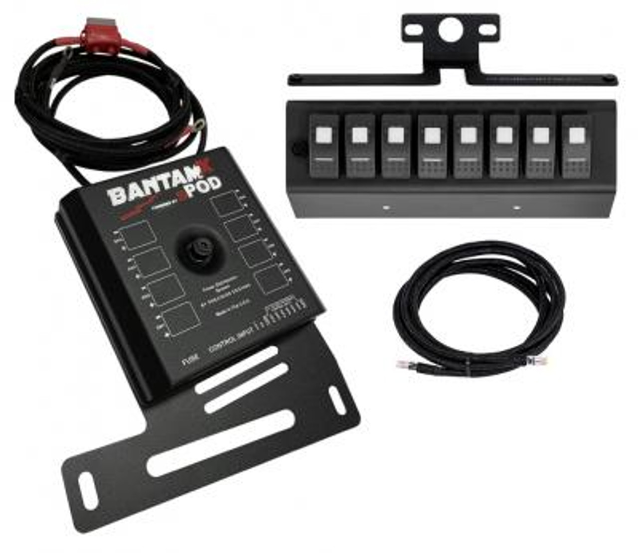 sPOD BX-0918-JK-B BantamX Switch Panel for Jeep Wrangler JK 2009-2018