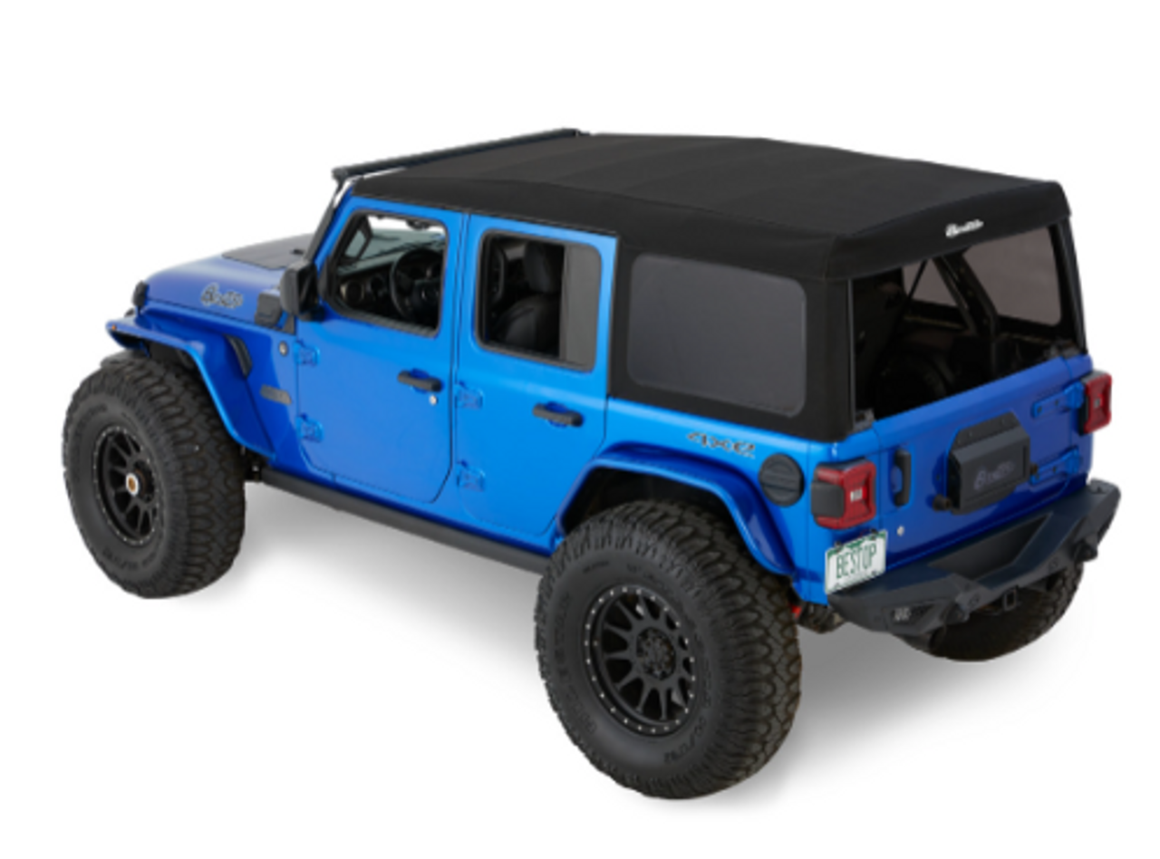 Bestop 54726-35 Supertop Squareback Soft Top Jeep JL 4 Door 2018+