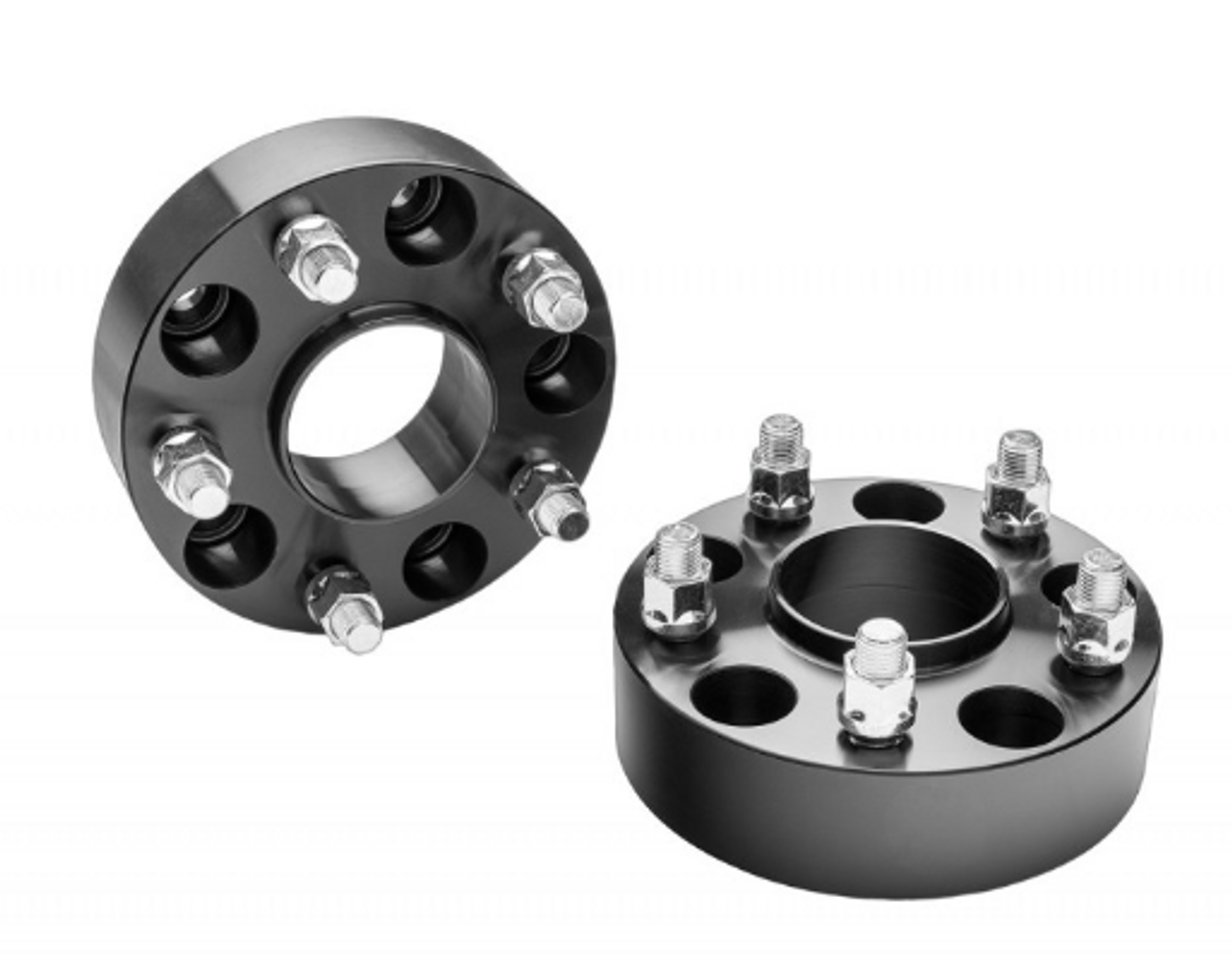 Rugged Ridge 15201.22 1.75" Wheel Spacer Pair in Black for Jeep Wrangler JL & Gladiator JT 2018+