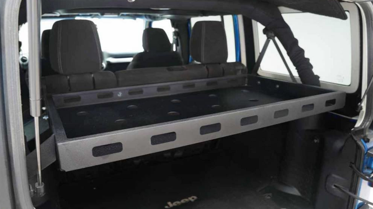 Paramount Automotive 81-10103 Interior Rear Cargo Basket for Jeep Wrangler JK 4 Door 2007-2018