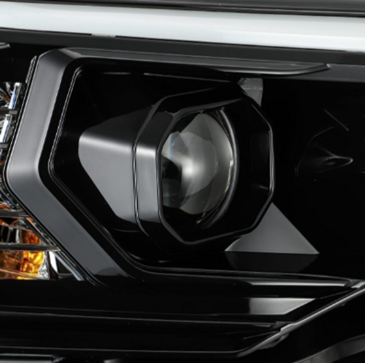 AlphaRex 880720 LUXX-Series LED Projector Headlights in Jet Black for Toyota 4Runner 2014+