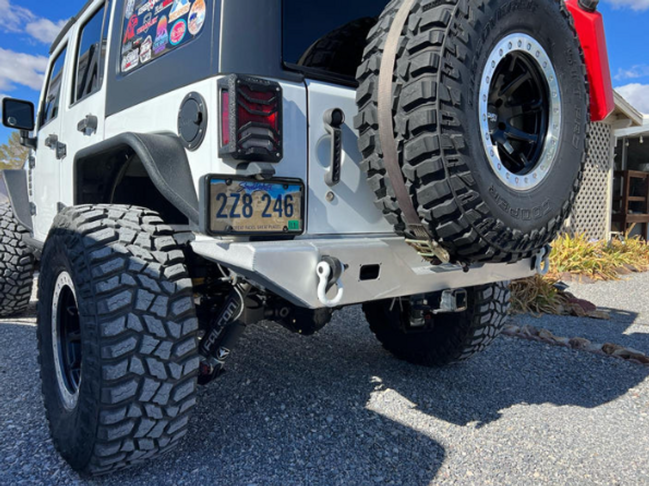 Next Venture Motorsports Featherweight Series Aluminum Rear Bumper for Jeep Wrangler JK 2007-2018