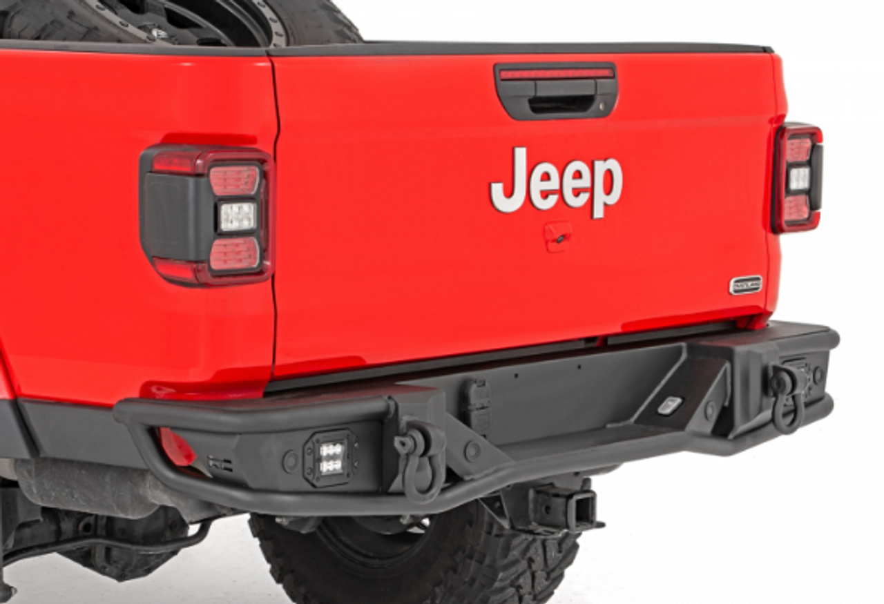 Rough Country 10650 Tubular Rear Bumper for Jeep Gladiator JT 2020+