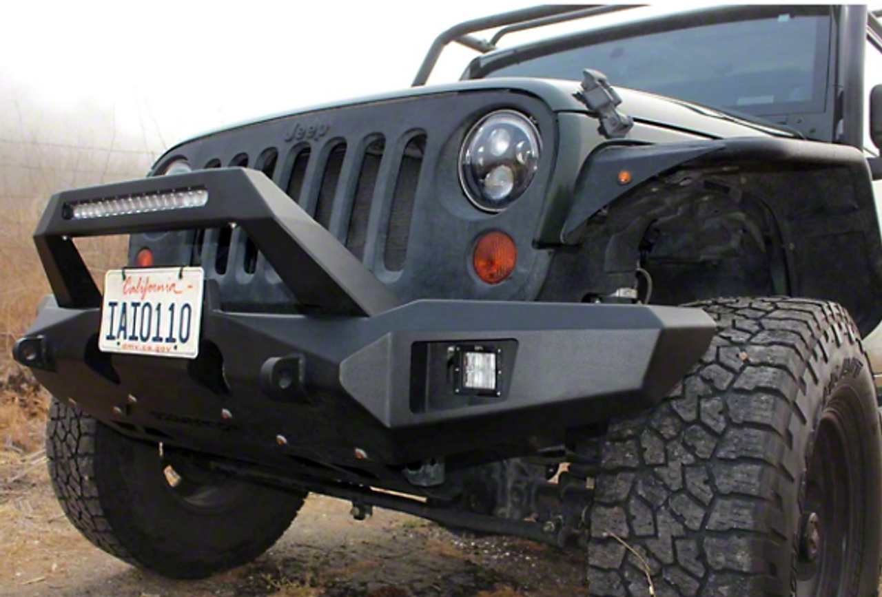 Body Armor JP-19537 Orion Full Width Front Bumper for Jeep Wrangler JK, JL & Gladiator JT 2007+