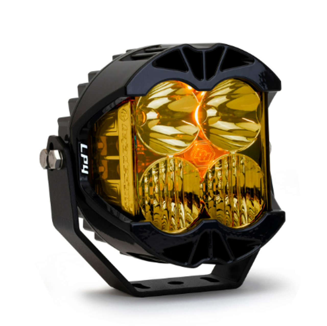 Baja Designs 290013 LP4 Pro LED Light Driving/Combo Beam Amber Lens