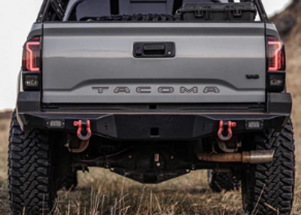 Backwoods Adventure Mods BWTY3T-209035B Hi-Lite High Clearance Rear Bumper for Toyota Tacoma 2016-2023