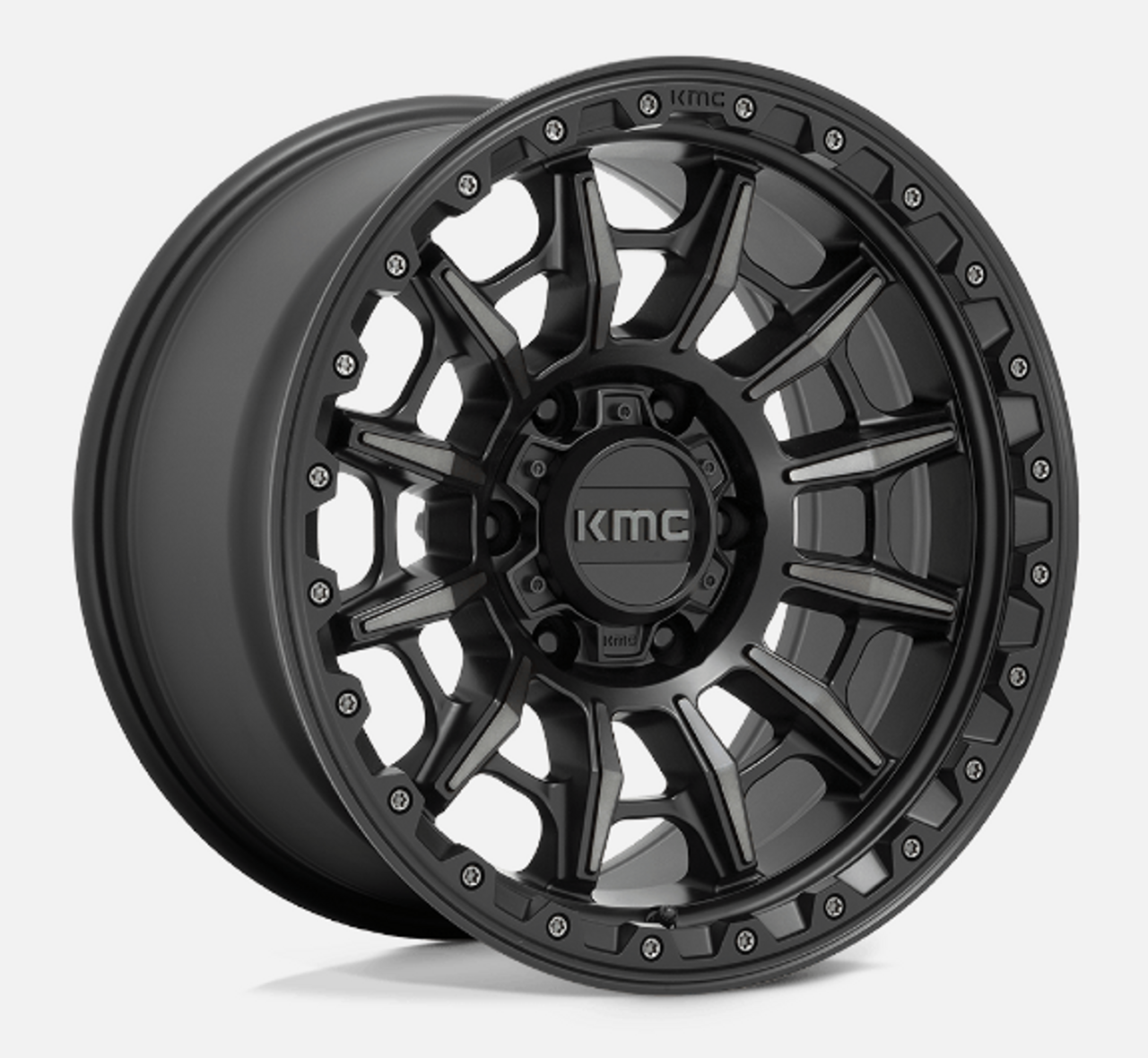KMC Wheels KM574 Carnage Wheel 17x9 | Satin Black with Gray Tint