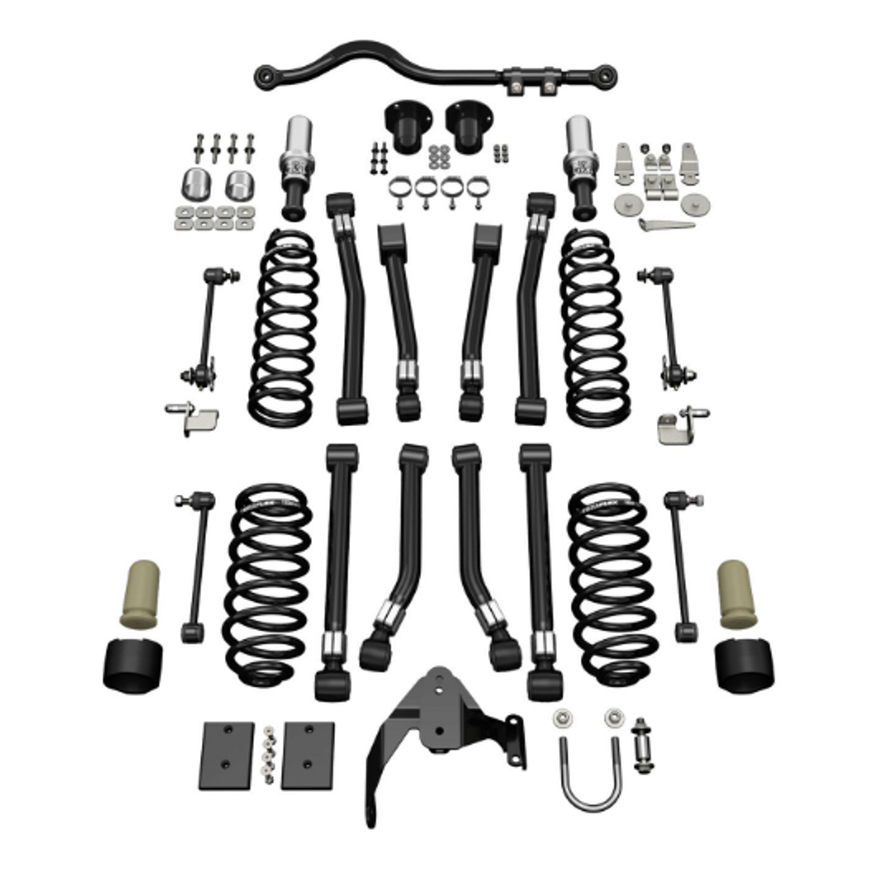 TeraFlex 1223000 3" Alpine CT3 Suspension System No Shocks for Jeep Wrangler JK 2 Door 2007-2018