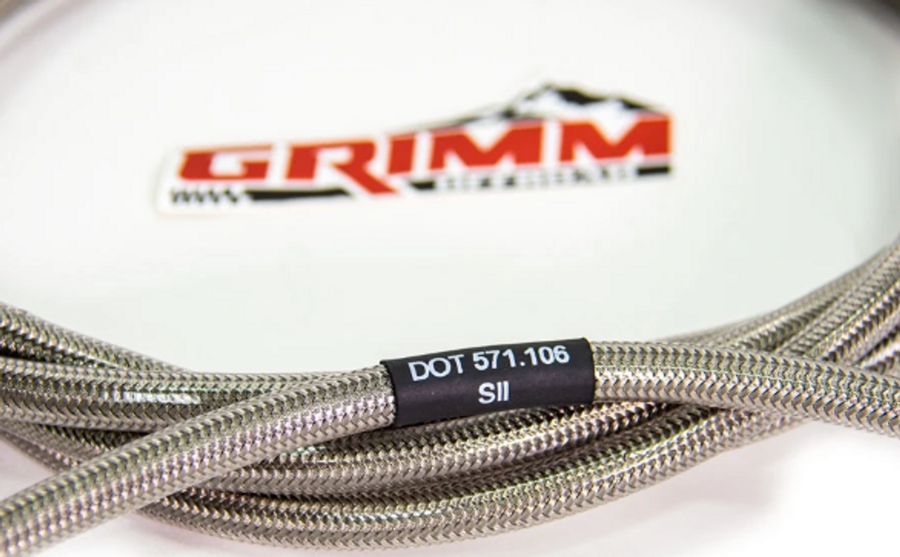 Grimm Offroad 10056 Stainless Steel Braided Air Hose | 40"
