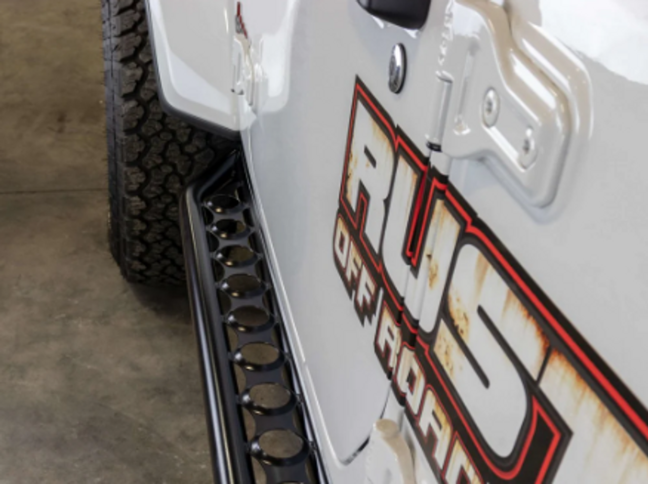 Rusty's Off Road RA-RR9920-JL Side Step Rocker Armor for Jeep Wrangler JL 4 Door 2018+