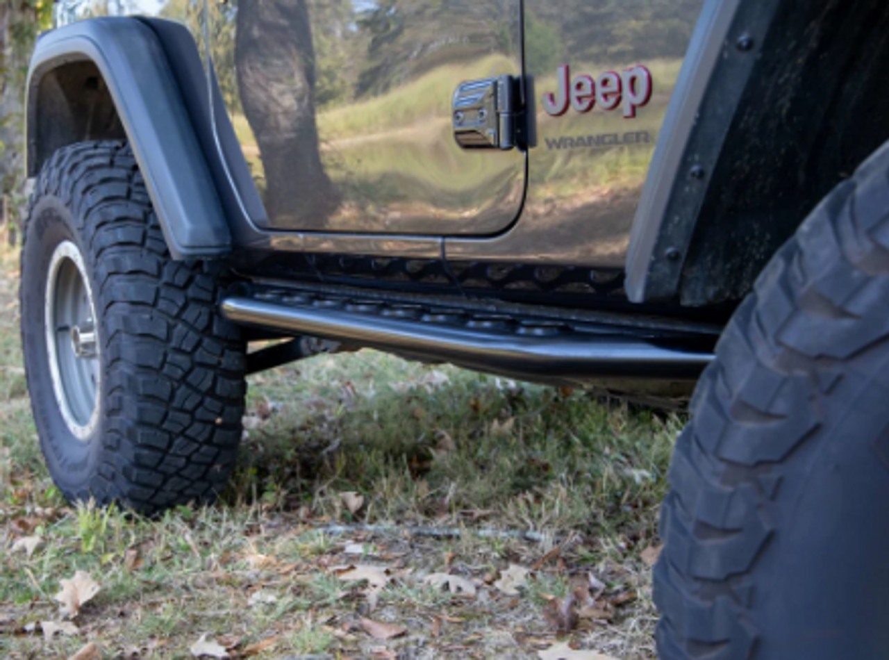 Rusty's Off Road RA-RR202D-JL-2D Side Step Rocker Armor for Jeep Wrangler JL 2018+