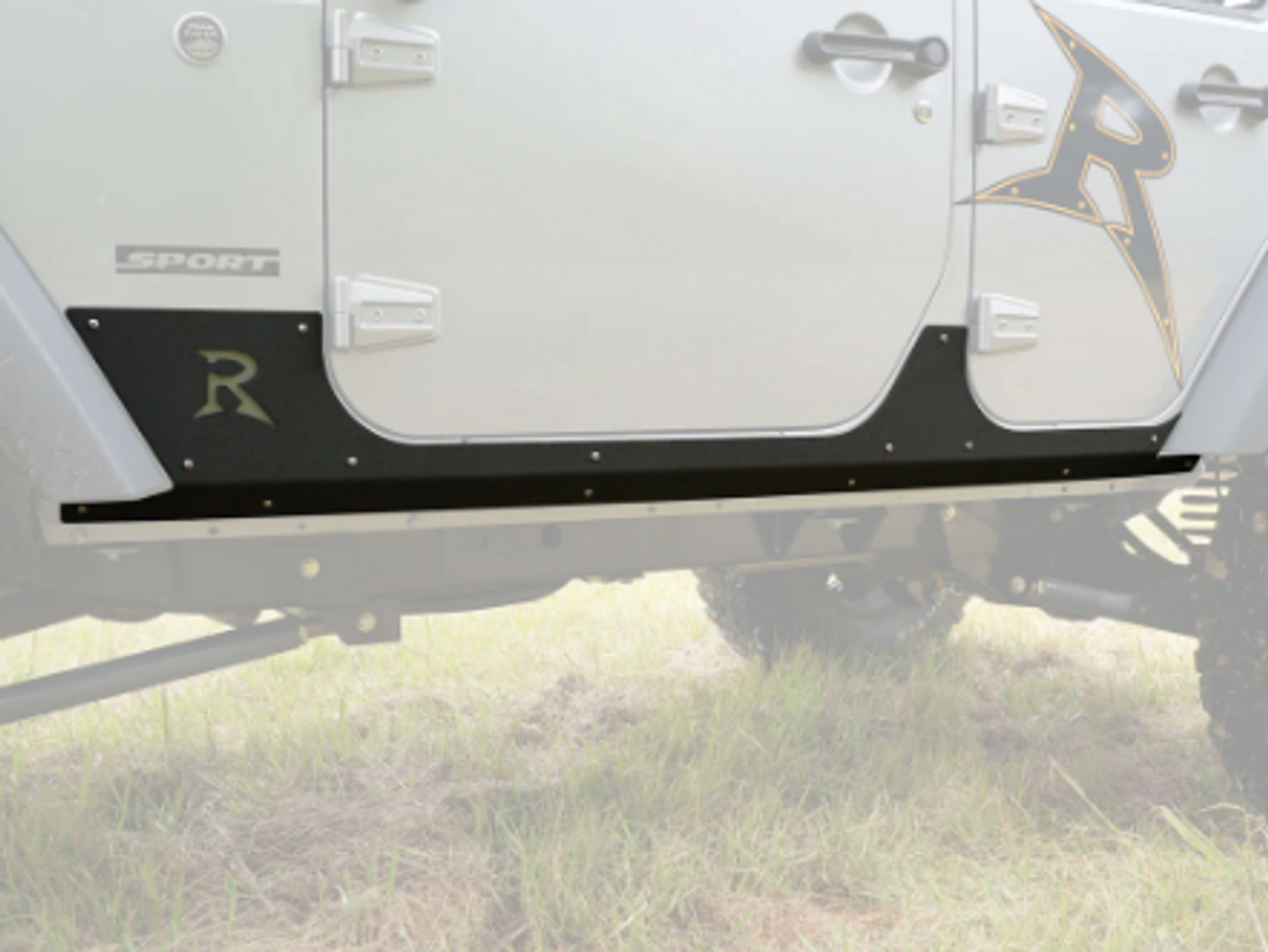 Rusty's Off Road RA-RP4D Rocker Sliders for Jeep Wrangler JK 4 Door 2007-2018