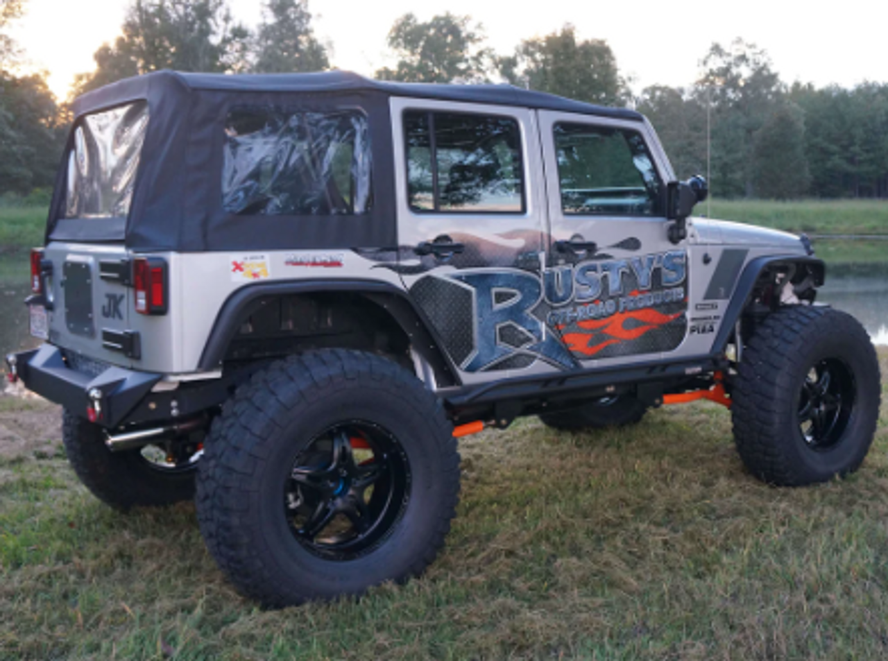 Rusty's Off Road RA-MF6500-JK Skinny Fenders for Jeep Wrangler JK 2007-2018