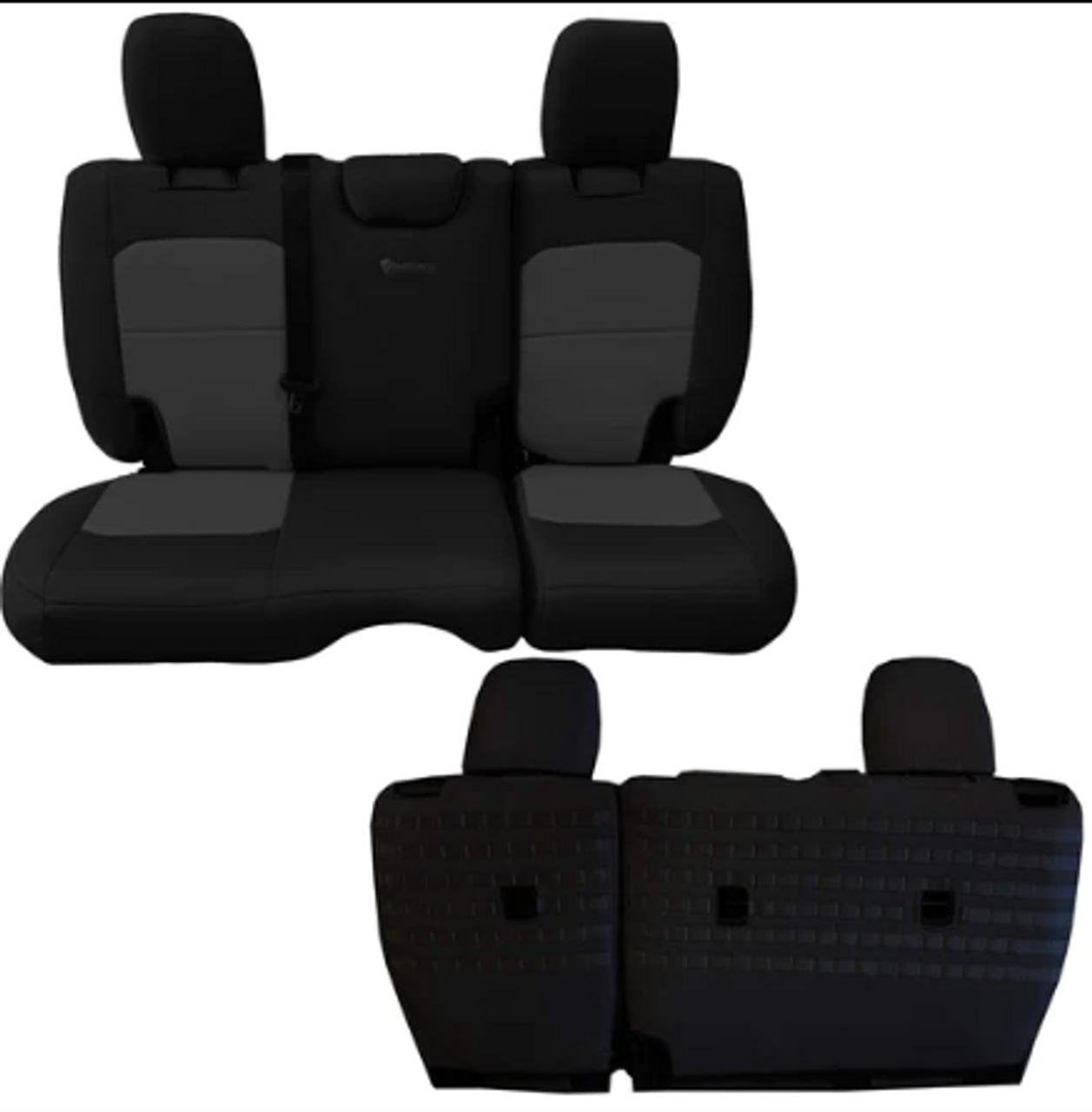 Bartact Tactical Rear Bench Seat Cover with No Arm Rest for Jeep Wrangler JL 4 Door 2018+