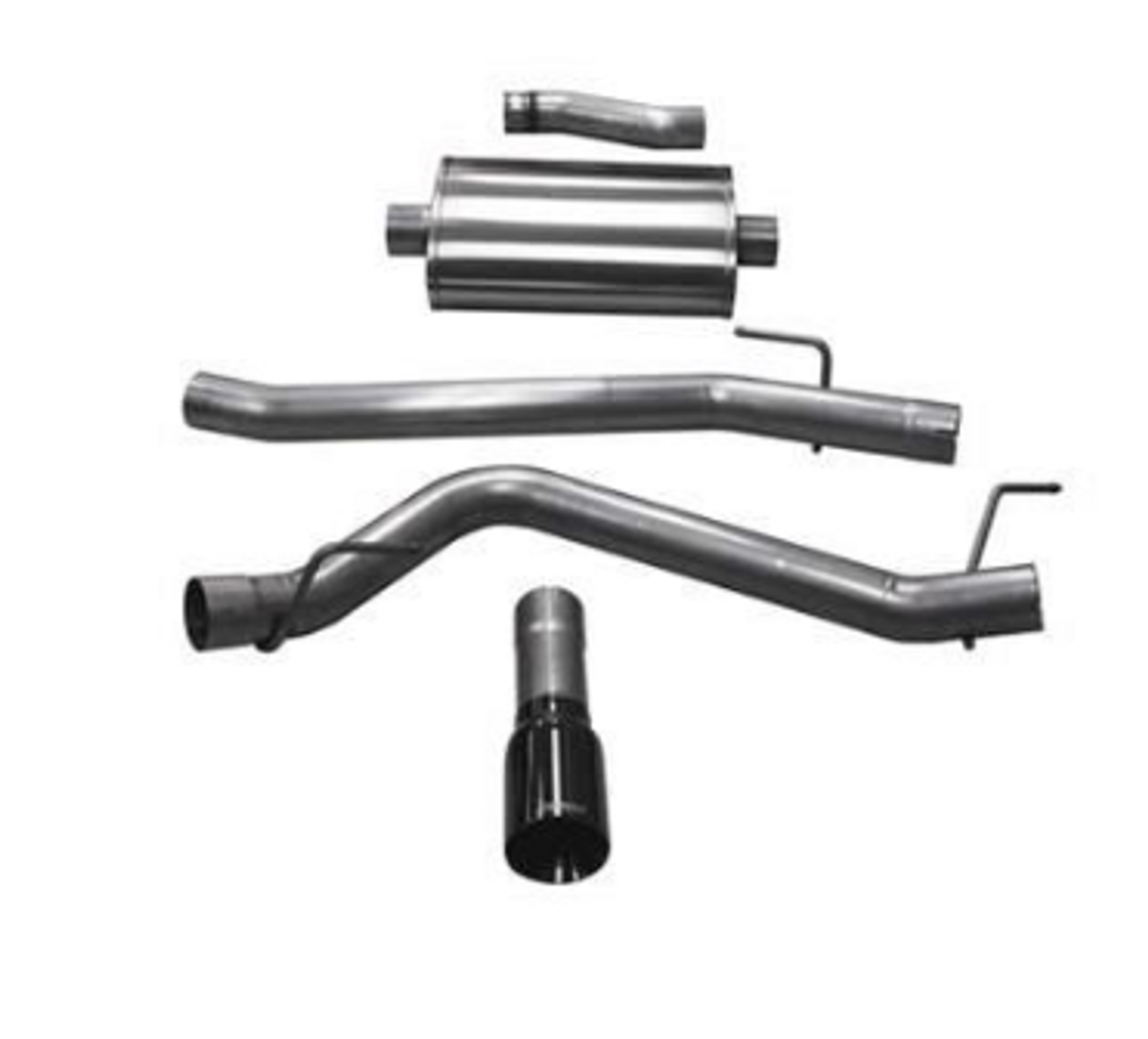 Corsa Performance 21060BLKUSA 3" Cat-Back Single Side Exit Exhaust for 3.6L Jeep Gladiator JT 2020+