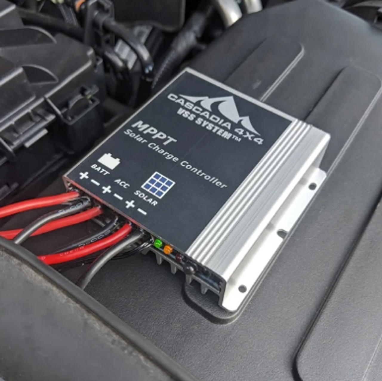 Cascadia 4x4 CHF114CV VSS Hood Solar Panel System for Jeep Wrangler JK 2007-2018