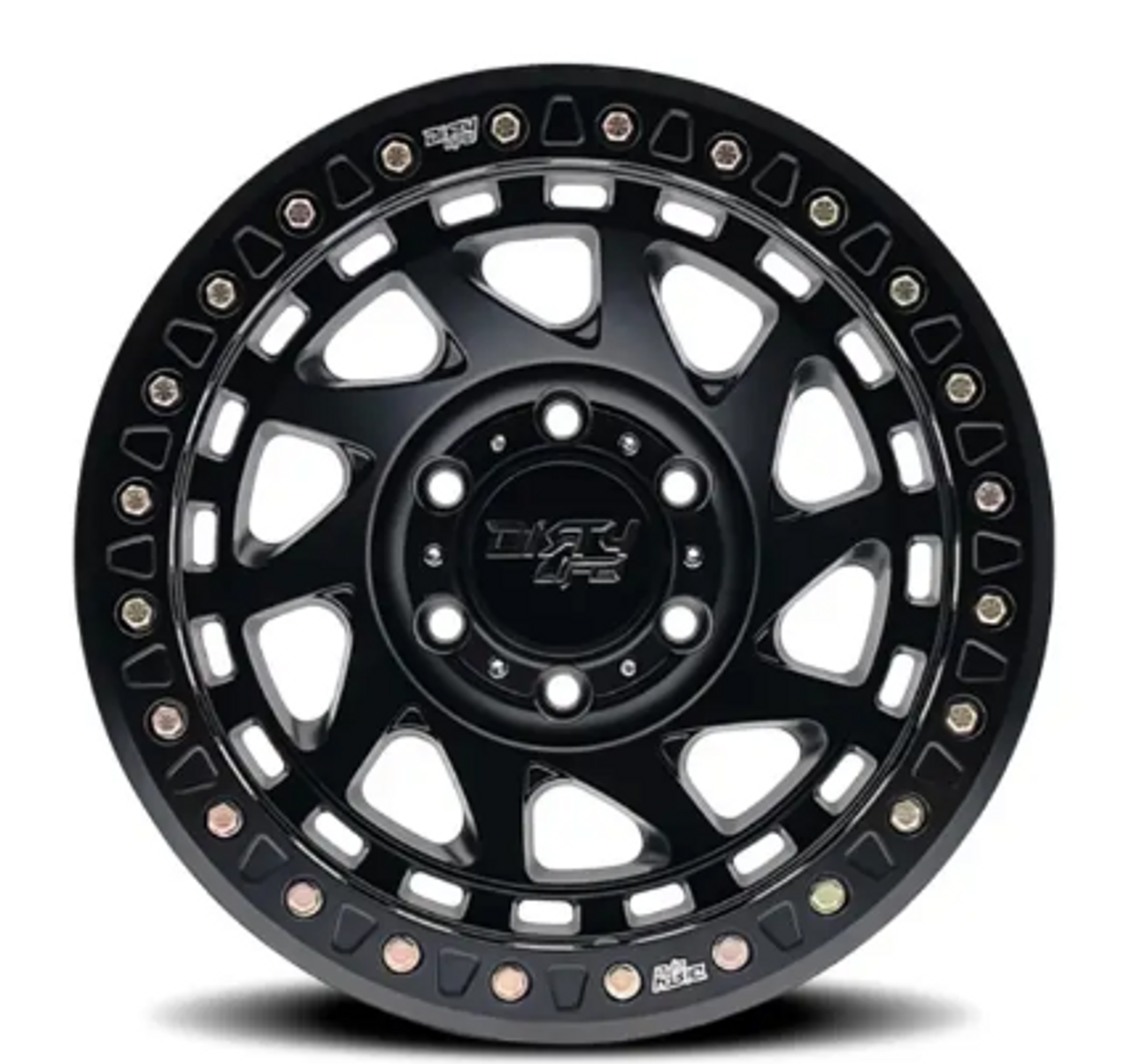 Dirty Life 9313-7973MB38 9313 Enigma Race Beadlock 17x9 5x5 -38mm in Matte Black