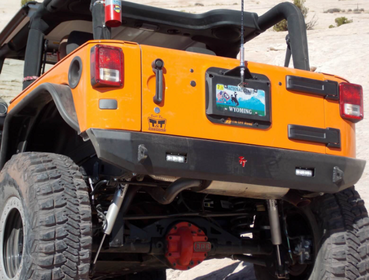 TNT Customs JBRGL Guardian Rear Bumper for Jeep Wrangler JK 2007-2018