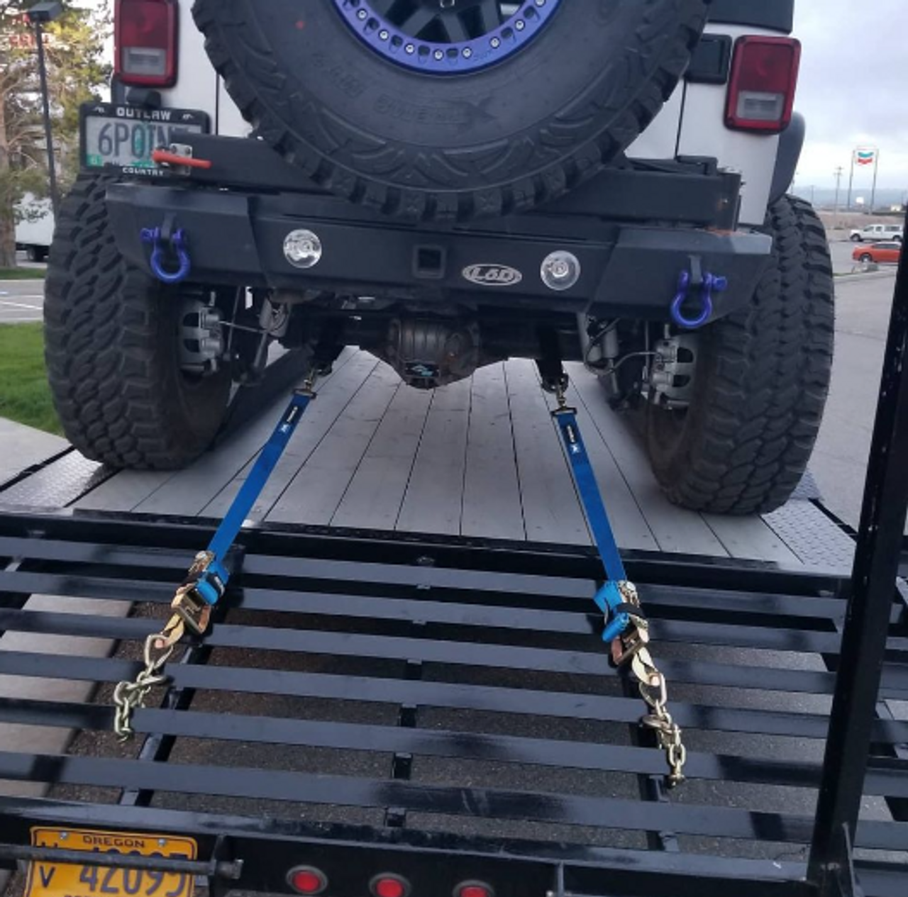 Mac's Custom Tie Downs Ultra Pack Tie Down Straps with Detachable Axle Straps in Pink