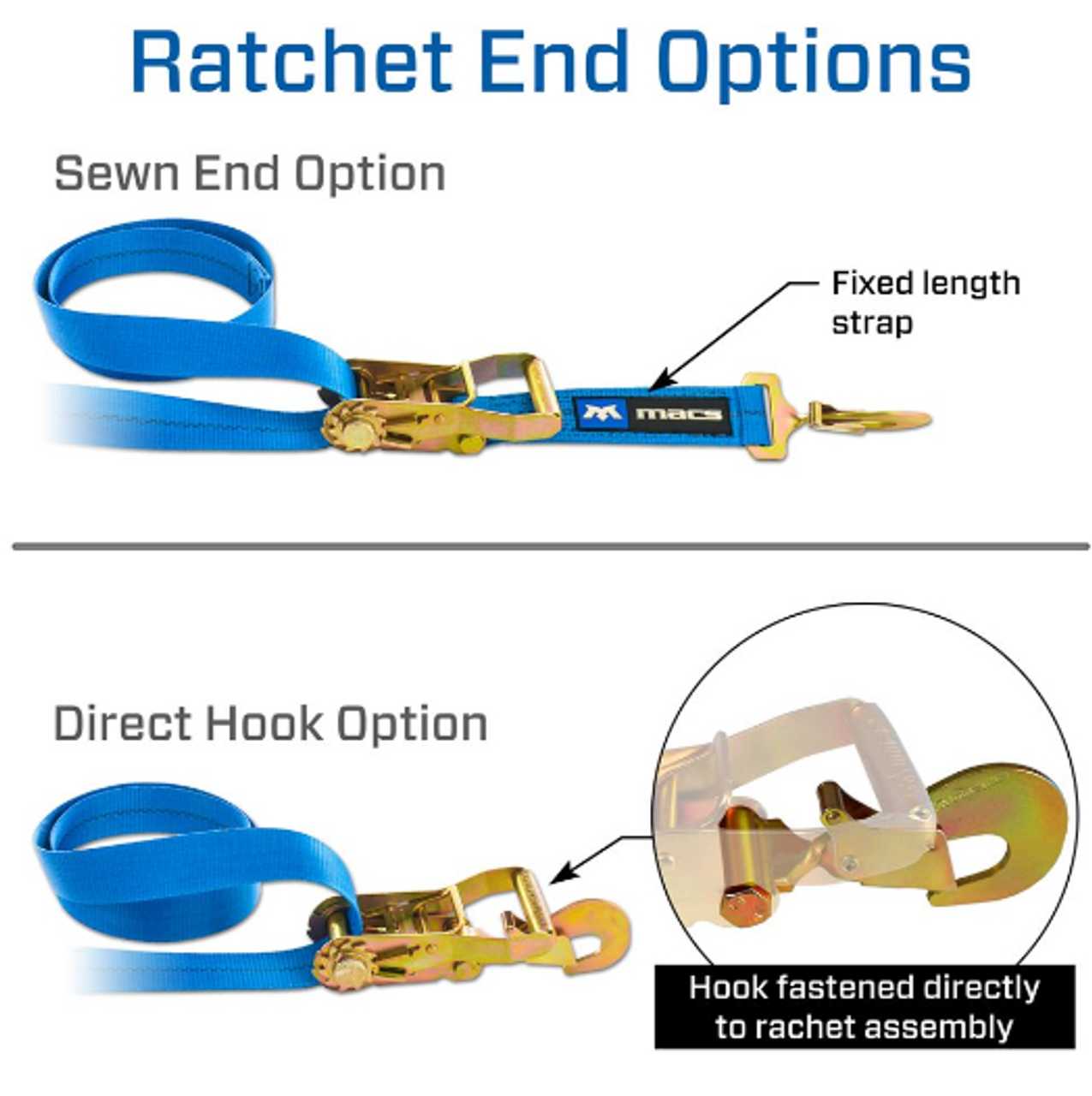 Mac's Custom Tie Downs Ultra Pack Tie Down Straps with Detachable Axle Straps in Red