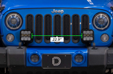 Diode Dynamics SS5 Bumper LED Pod Light Kit for Jeep Wrangler JK 2007-2018