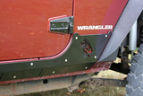 Fishbone Offroad FB23054 Rocker Guards Scale Armor for Jeep Wrangler JK 2 Door 2007-2018