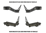 Motobilt MB7005 4-Link Rear Suspension Brackets with Rear Crossmember for Jeep Wrangler JK 4 Door 2007-2018
